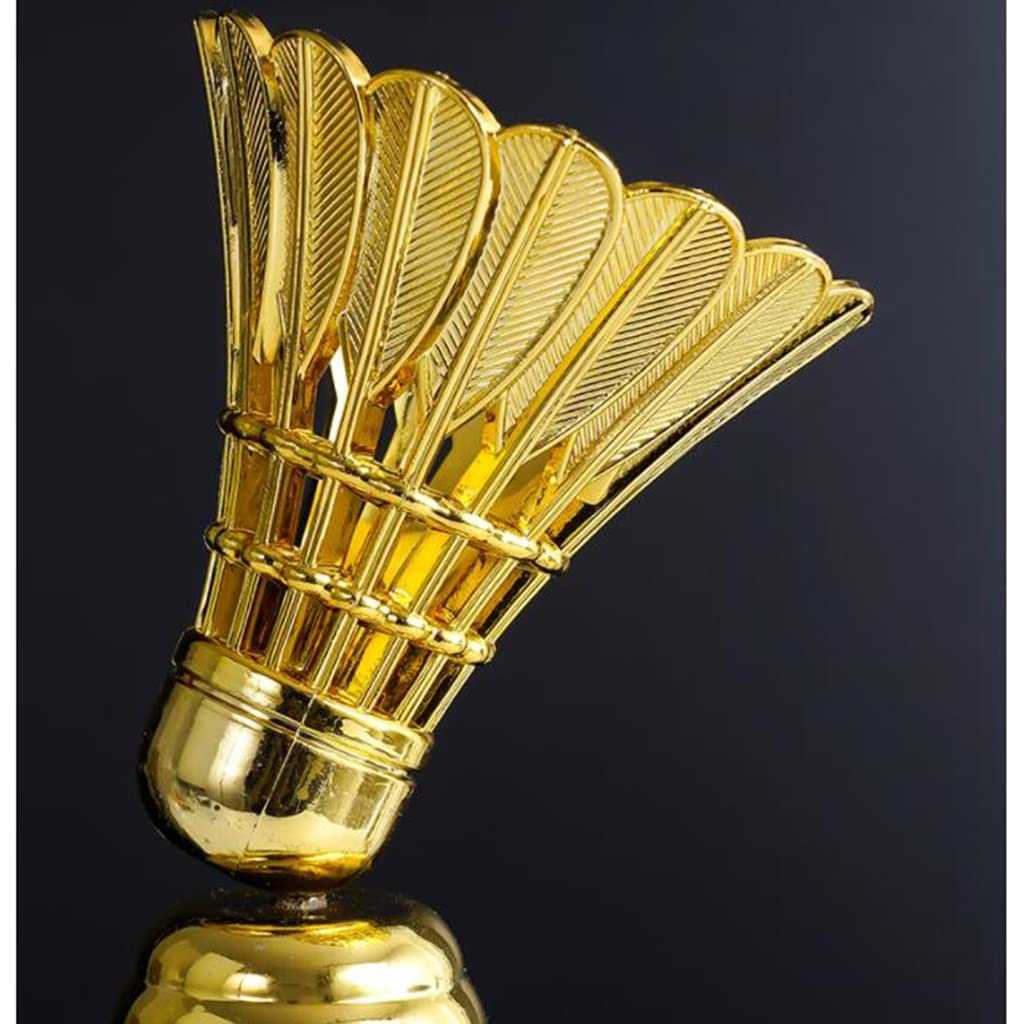 Pokale, Medaillen Auszeichnungen Badminton-Trophäe Aus Transparentem Kristall Meistertrophäe des Sport-Badminton-Wettbewerbs Badminton-Souvenir-Trophäe Badminton-Turnier-Trophäe Pokale