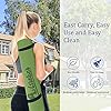 Alsiebzi-Yoga-Mat-6mm-Non-Slip-TPE-Yoga-Mat-with-Carrying-Strap-Eco-Friendly-Fitness-Exercise-Mat-Workout-Mat-for-Yoga-Pilates-and-Floor-Exercises Alsiebzi Yoga Mat, 6mm Non-Slip TPE Yoga Mat with Carrying Strap, Eco Friendly Fitness Exercise Mat, Workout Mat for Yoga, Pilates and Floor Exercises (Green+black)