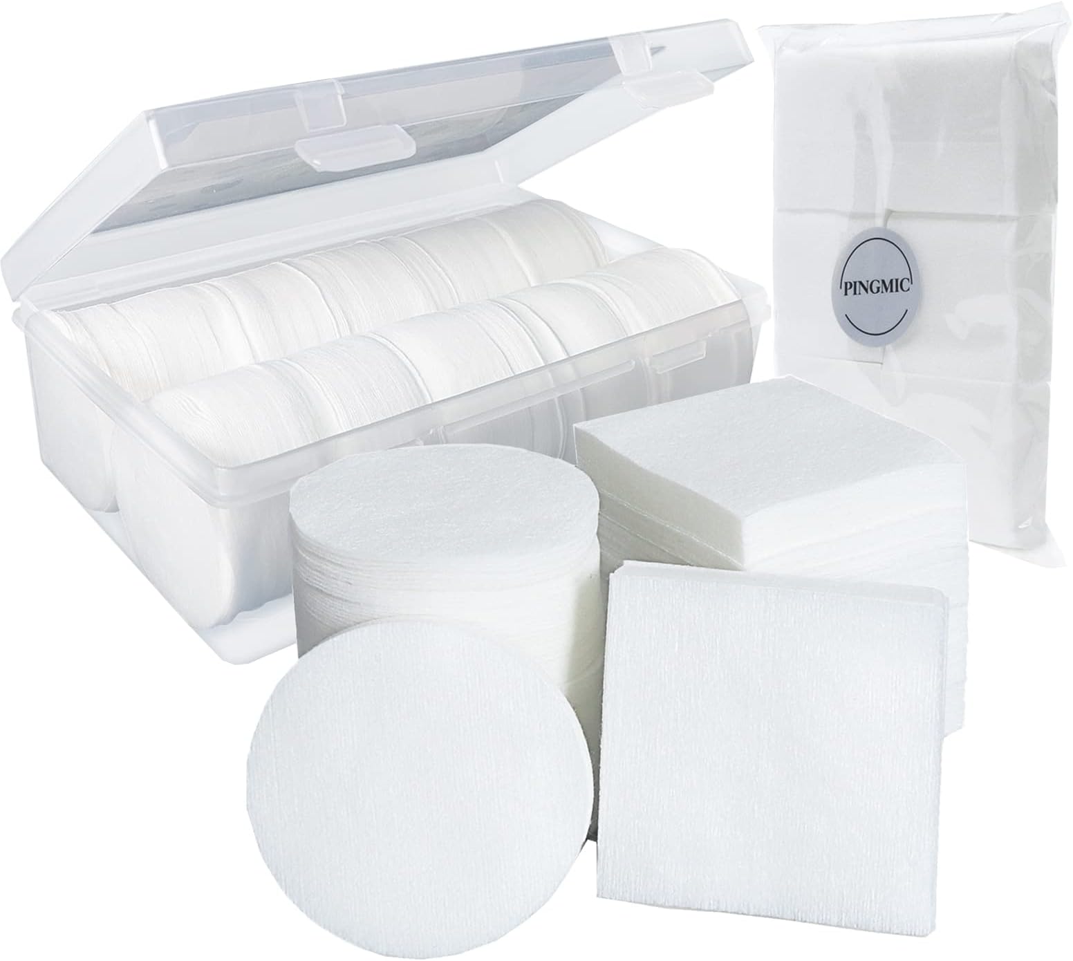 PINGMIC Gun Cleaning Patches 900 PCS Wipes Highly Absorbent 9mm for .22 .270 .30 .357 .308 .380 .45 Caliber Cloths Lint Free Supplies Pads