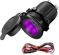 Vista 9 de Enchufe para encendedor de cigarrillos, automóvil, motocicleta, ATV RV, enchufe para encendedor, toma de corriente, receptáculo de 12V, enchufe