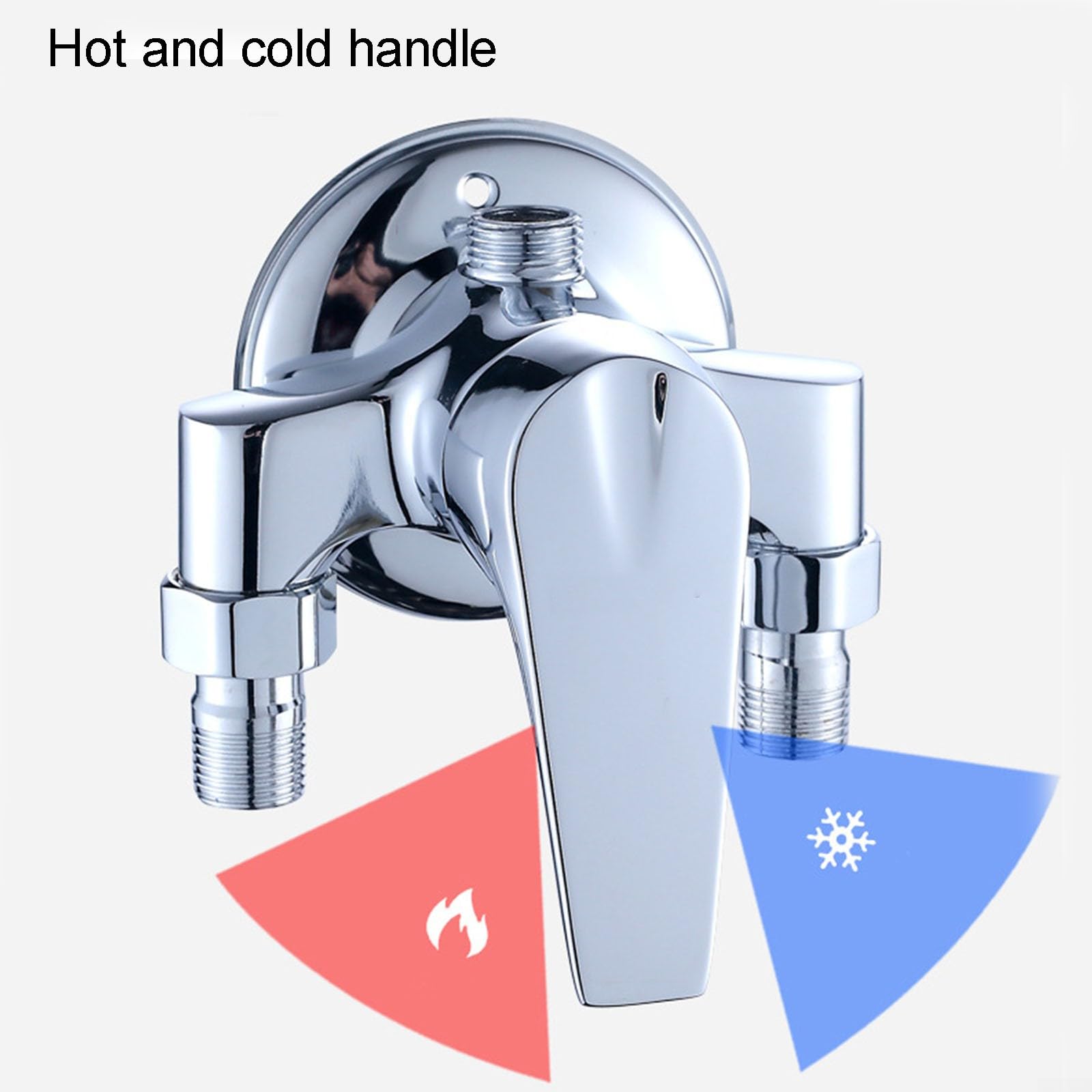 Douche Mengkranen Bar Chrome Wandmontage