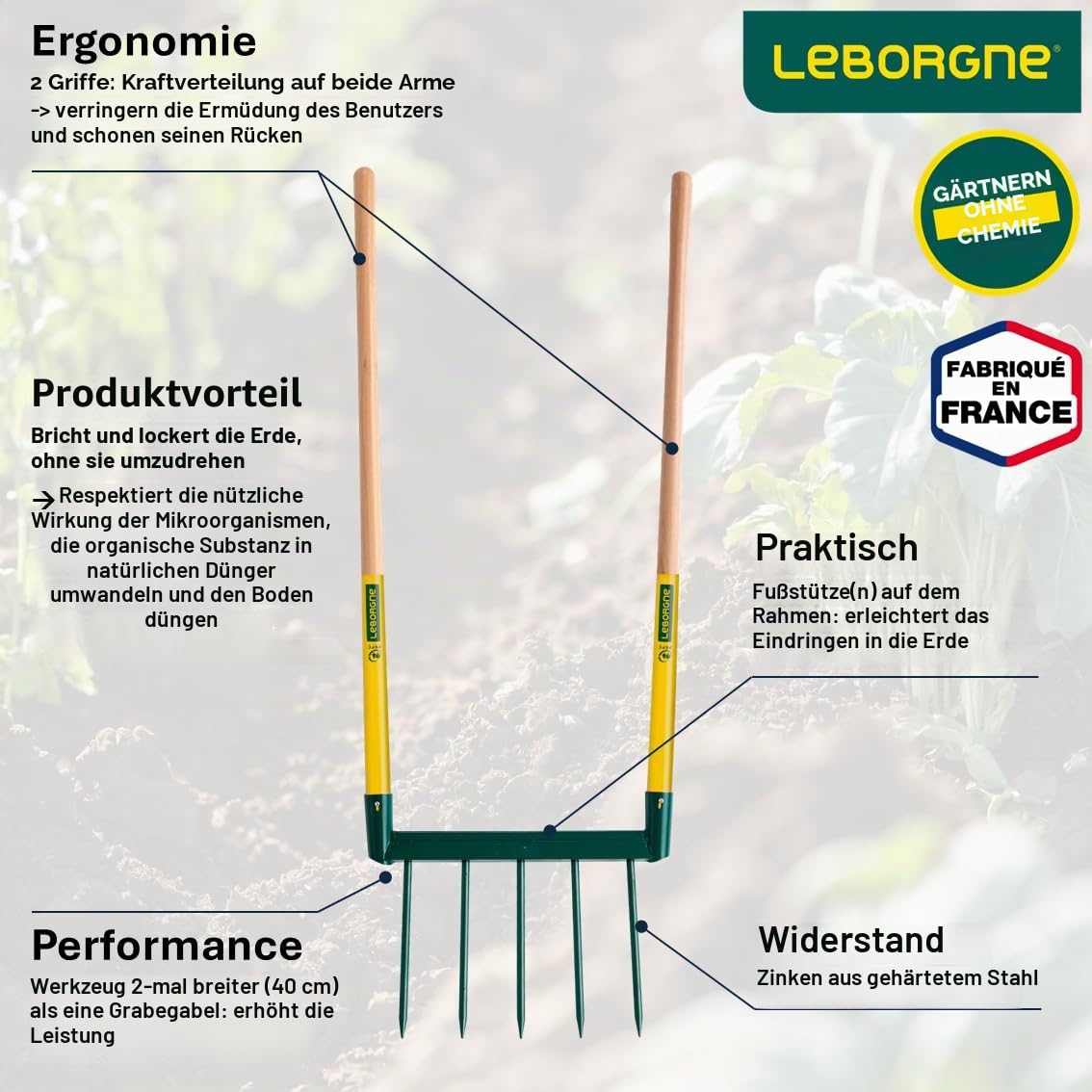 BIOGRIF LEBORGNE 5 DENTS VERSION BOITE CARTON -320301