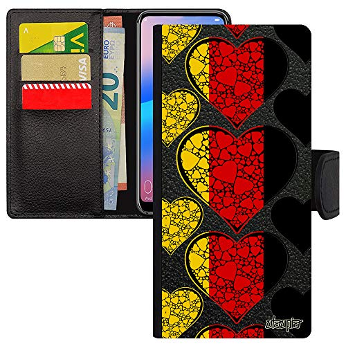 Étui simili cuir Xiaomi Redmi Note 9s Allemagne aux finitions soignées pour passionnés de foot