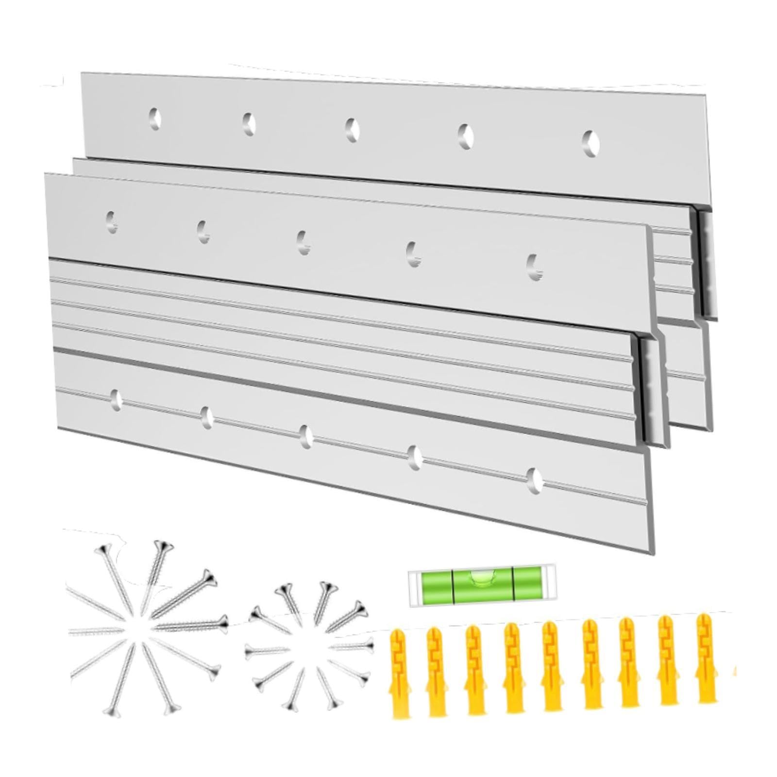 Support mural en Z aluminium 12 pouces fixation cadre étagère et grand tableau blanc
