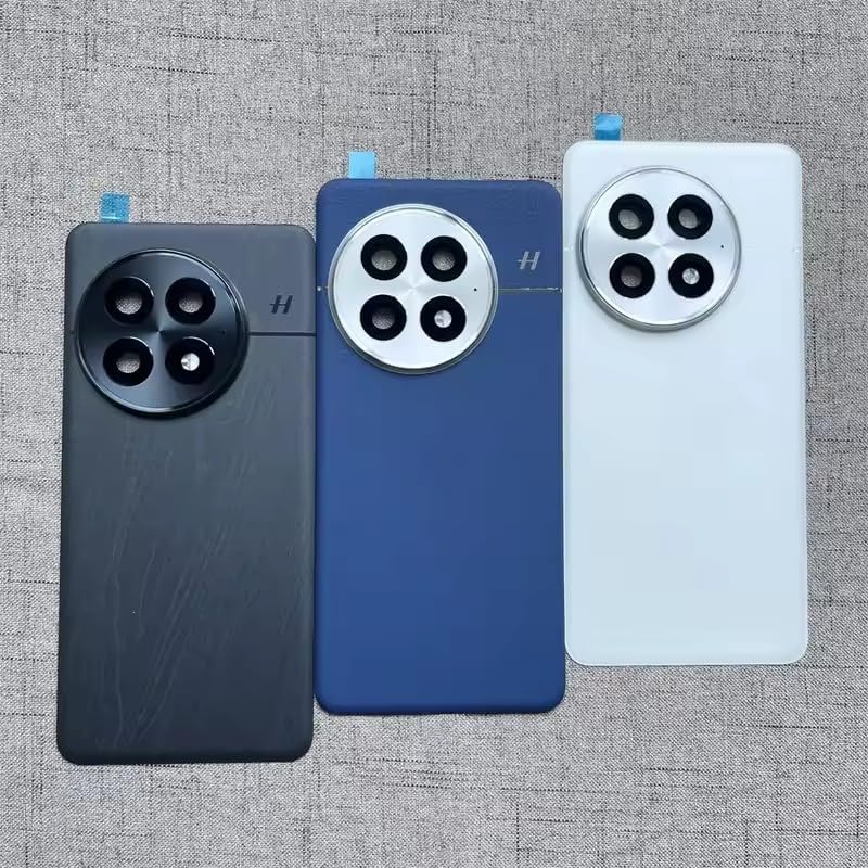 SHOWGOOD New for Oneplus 13 Back Glass Cover Back Replacement Hard Battery Case, Rear Housing Cover with Camera Lens (White)