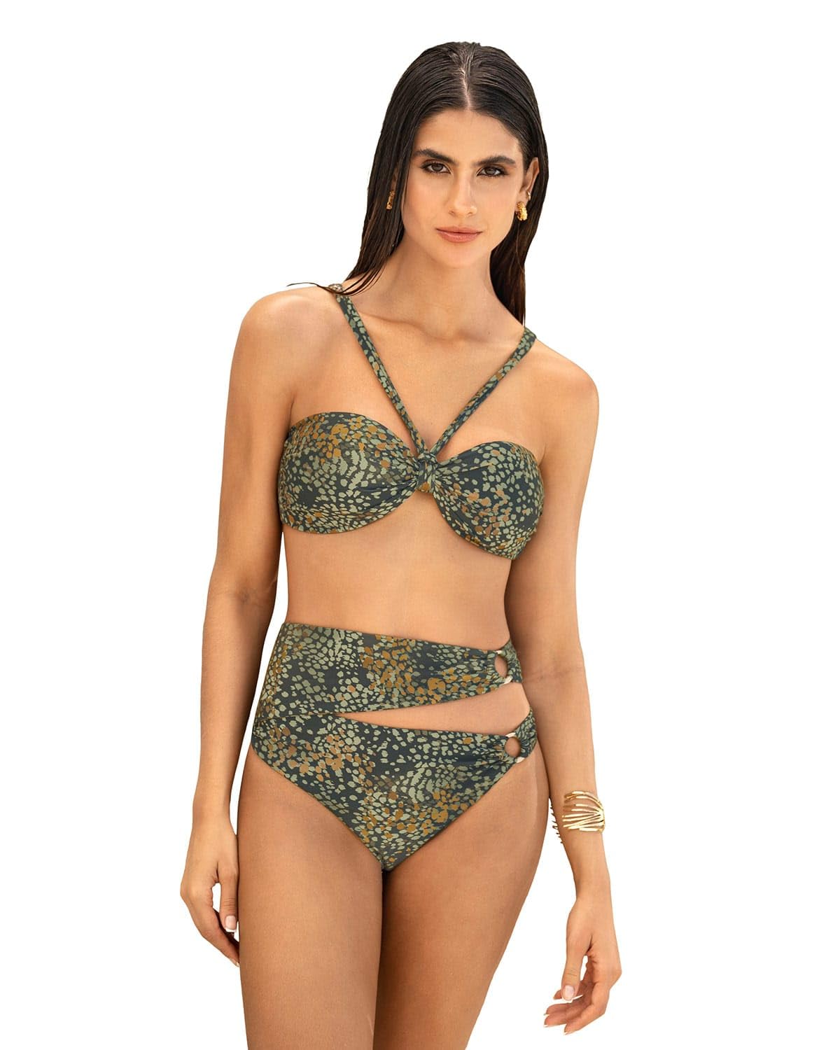 Leonisa Bikini tecnología Bio-Pet con Top y Braga Multiusos