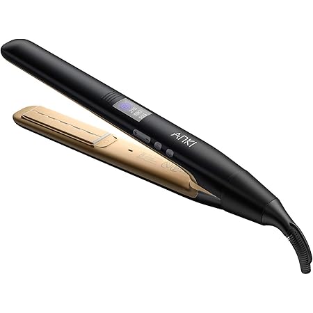 Amazon ストレートアイロン Anki マイナスイオン 3段階温度調節 プロ仕様215 海外対応 25mm ヘアアイロン M616 Bk ブラック Nbrand ヘアアイロン 通販