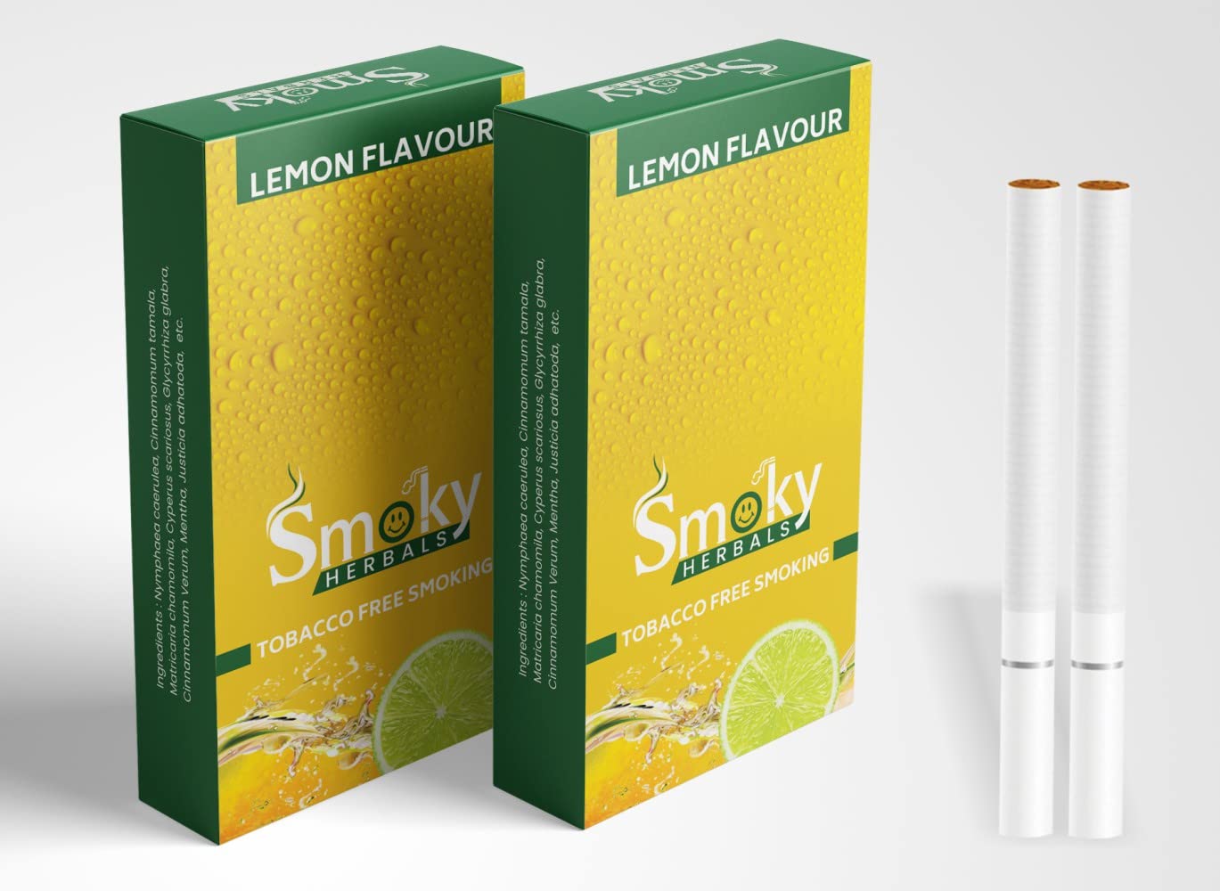 100% Tobacco & Nicotine Free Cigarette for Refresh Mood & Relieve Stress for Men & Women (LEMON FLAVOUR, 2 Packets)-image-32