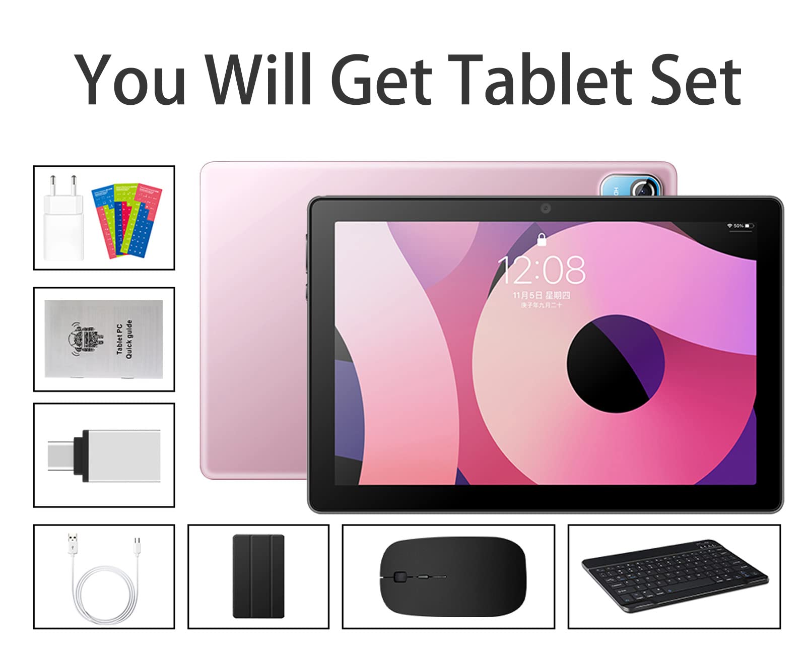 OUZRS Androidタブレット 本体 USBケーブル付き OUZRS M1 Amazon.com: OUZRS Android 11 Tablet with Keyboard Mouse,2 in 1