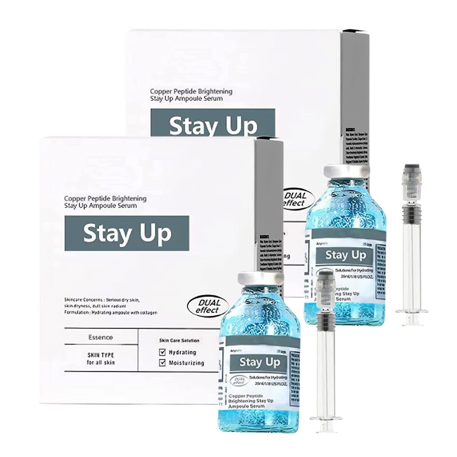 Brown Glory Essence Liftluxe Korea Ampoule Essence Facial Copper Peptide Essence Copper Peptide Stay Up Night Ampoule Essence