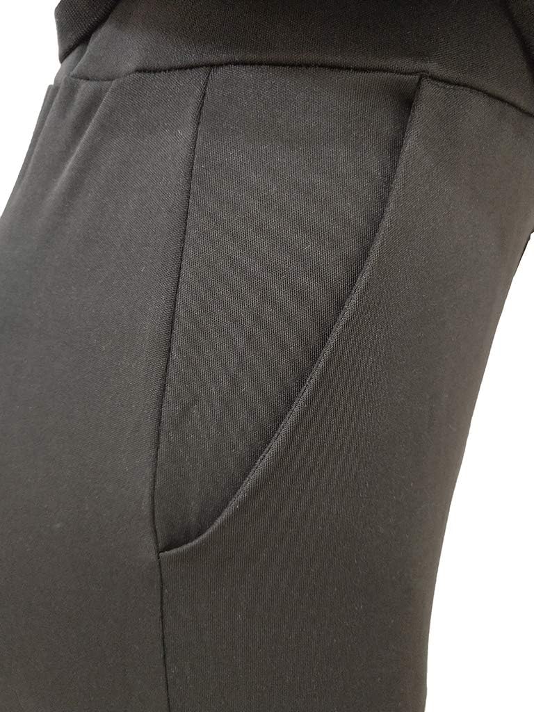 THLAI Womens Casual 2 Piece Outfits Leopard Print Color Block Short Tracksuits Sets A1 Black Leopard XX-Large