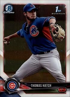2018 Bowman Chrome Prospects #BCP12 Thomas Hatch Chicago Cubs Baseball Card