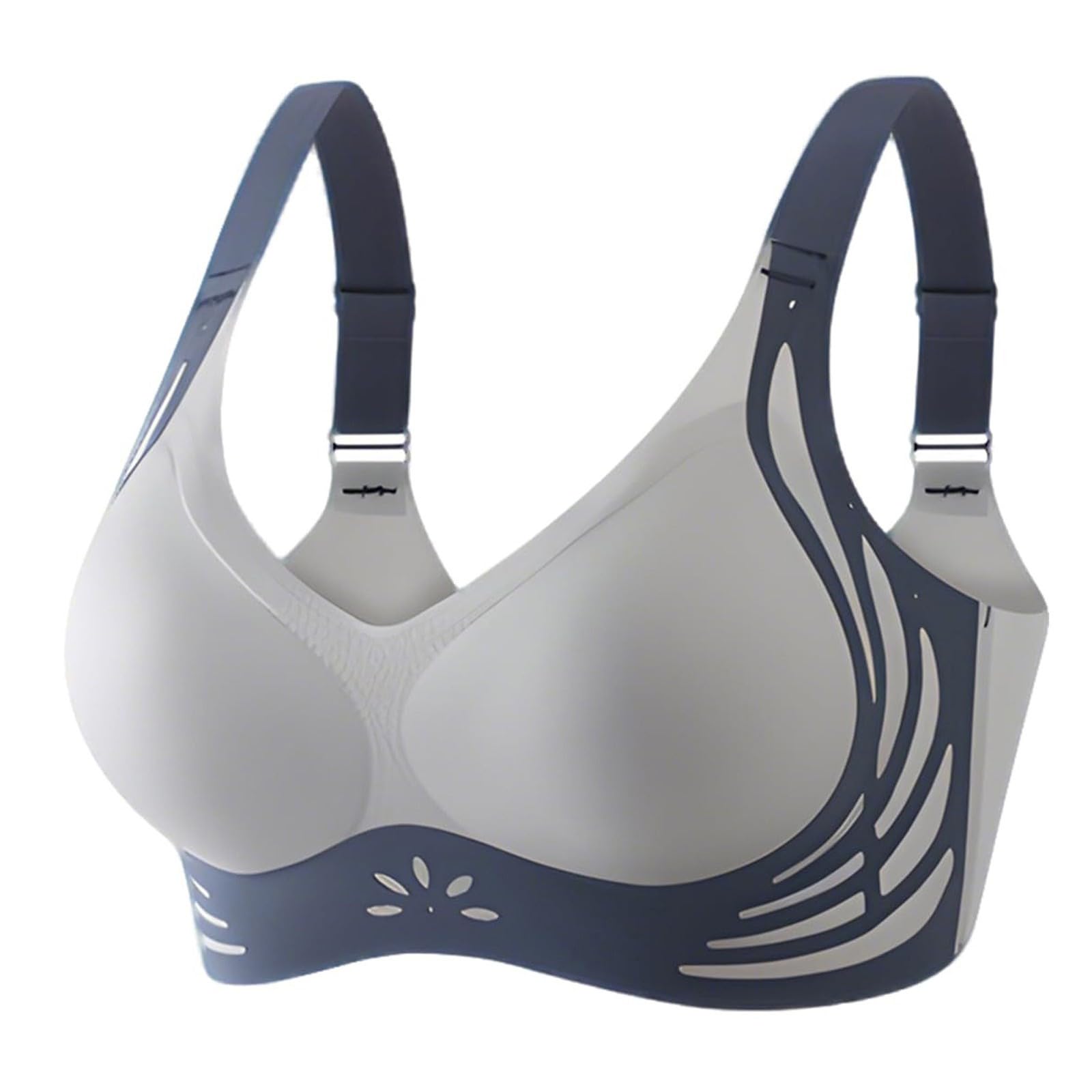 Biustonosze plus size dla kobiet UK Push Up Obwisłe piersi 3 szt. Bezszwowe, bezszwowe podparcie pleców z fiszbinami Podnoszenie bez fiszbin Biustonosz damski Freeolder Komfort na co dzień Duży biust