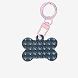 Programmers and Computers Printing Cute Acrylic Dogs Tag Double Side Bone Shap Id Tags with Keychain for Pet Crafts Decorations