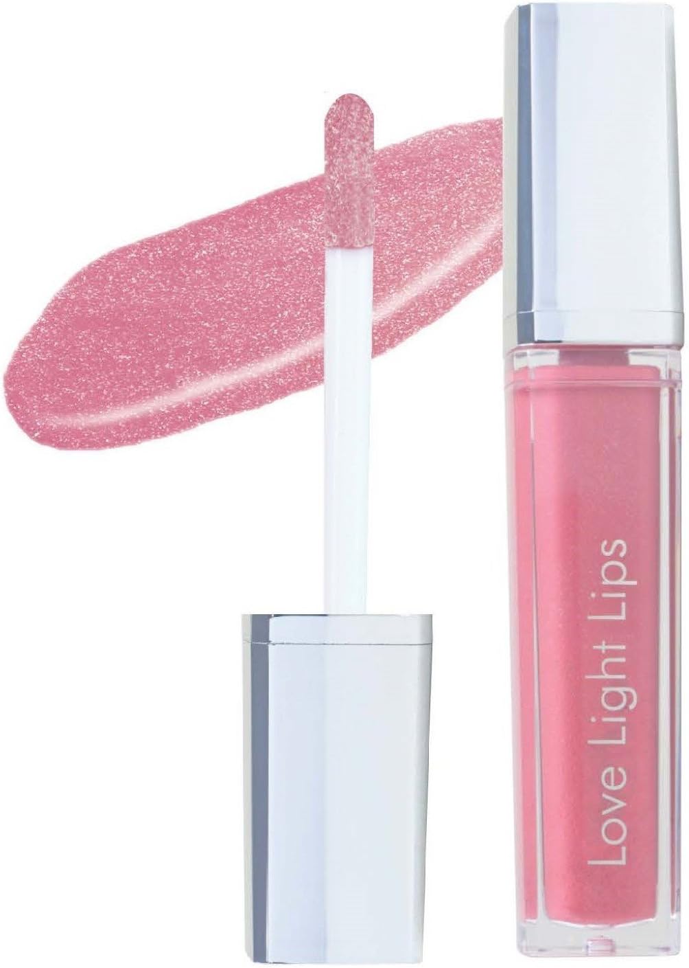 Love Light Lips | Lighted Lip Gloss with Mirror - Light Pink - Light Up Lip Gloss Gifts|Holidays|Christmas|Bridal}Clearance