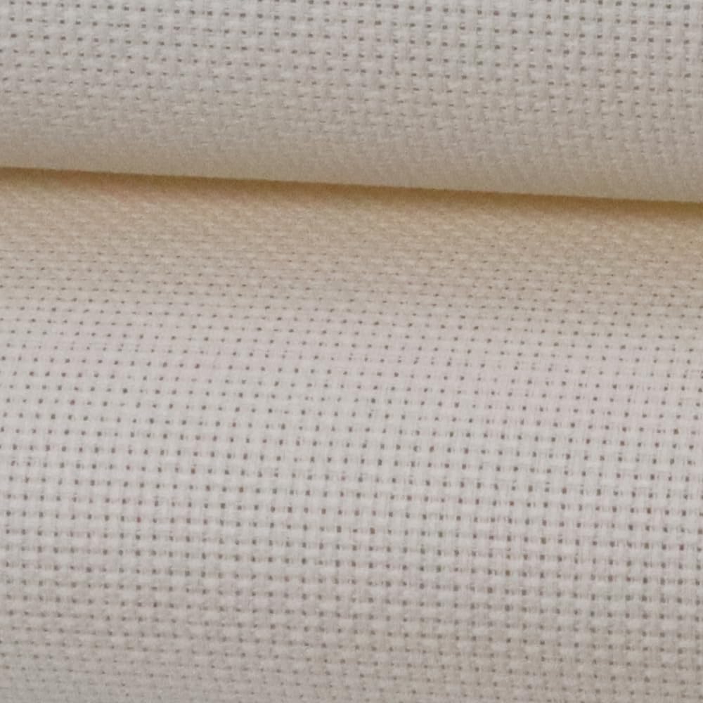 KCS 16 Count Cotton Cross Stitch Aida Cloth Fabric (59" x 1 Yard,Ecru)