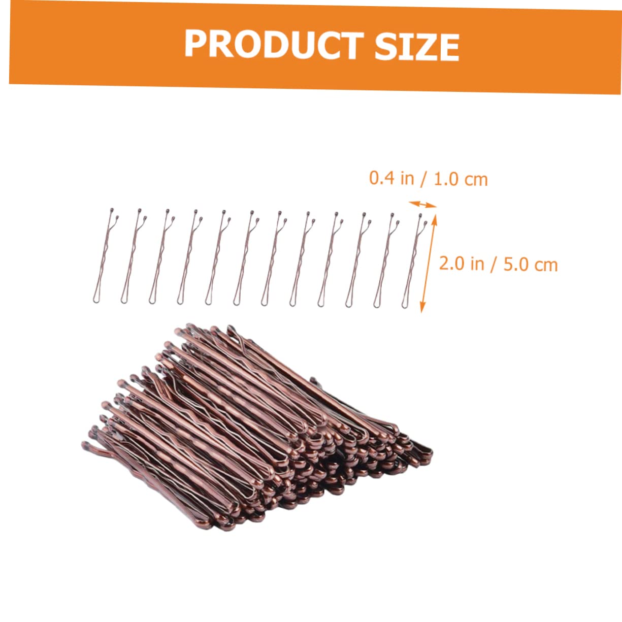 Didiseaon 600 Piezas clip de onda poli curva tu cabello boda pasadores de pelo horquillas negras accesorios para el cabello para mujeres Gancho alambre de acero Acortar Decorar novia Metal