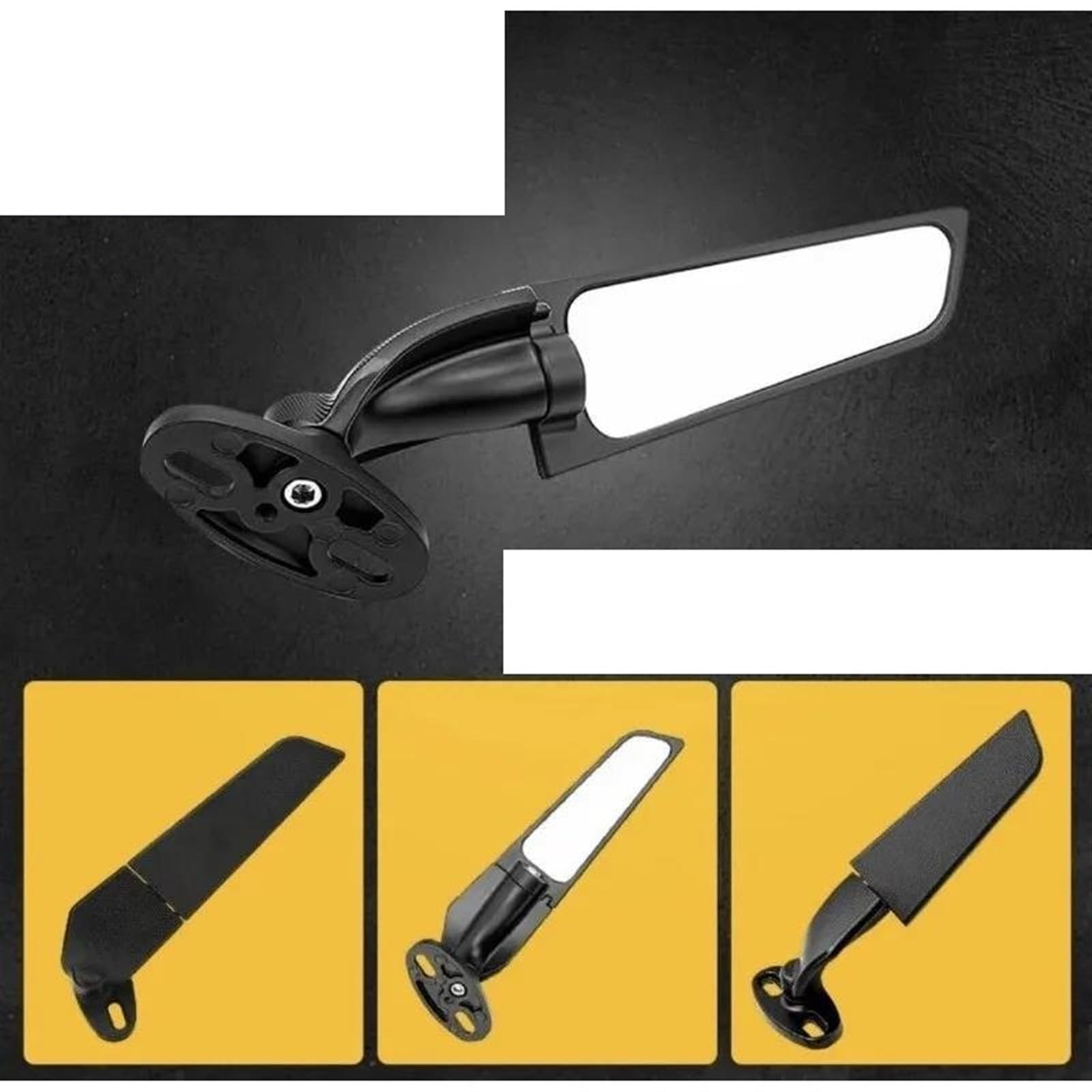 Specchietti Retrovisori Per Moto Yamaha YZF - Nero, Per Modelli R1, R6, R3 E Altri - Foto 9