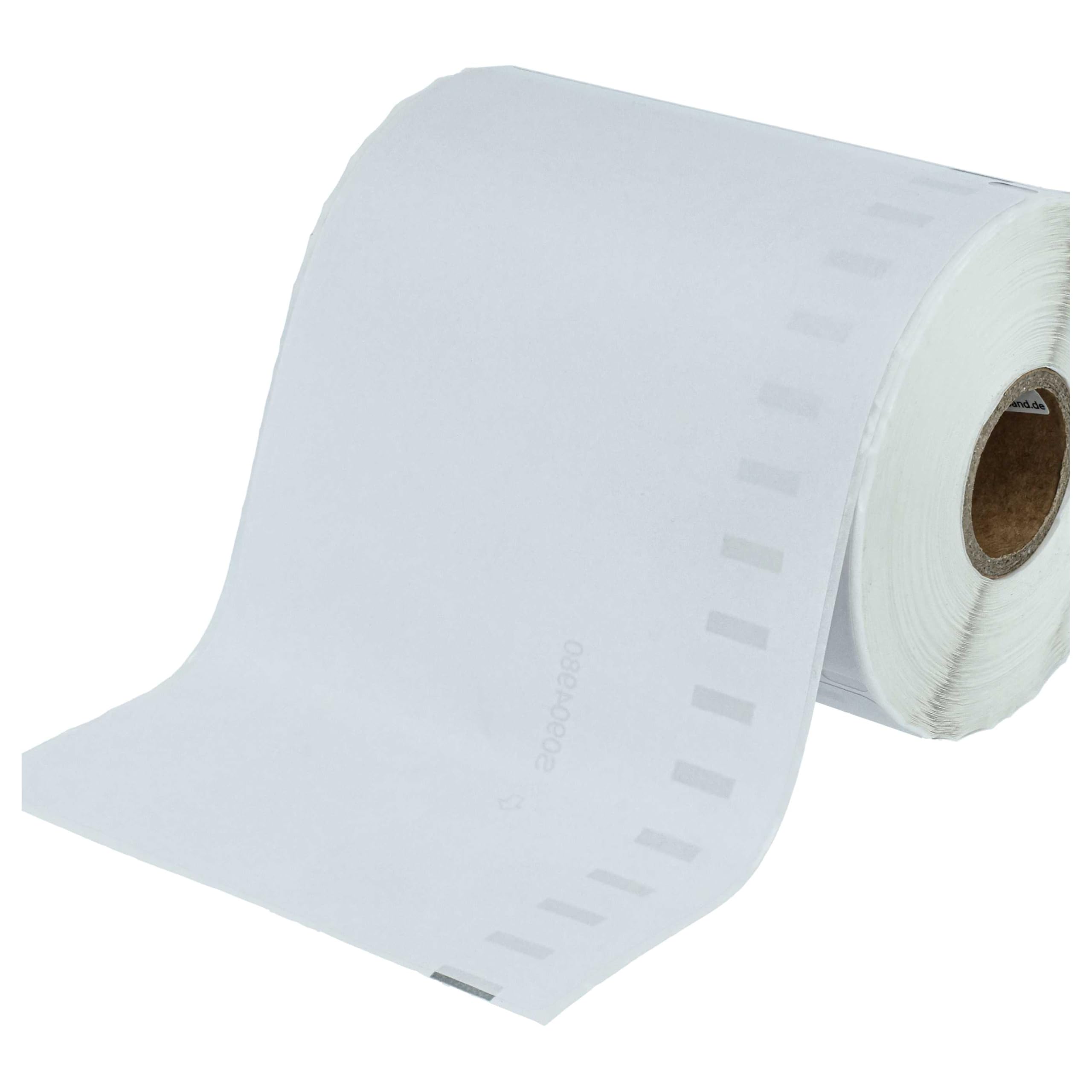 vhbw 10x rotolo etichette 104mm x 159mm (220 etichette) sostituisce Dymo S0904980 per etichettatrice bianco