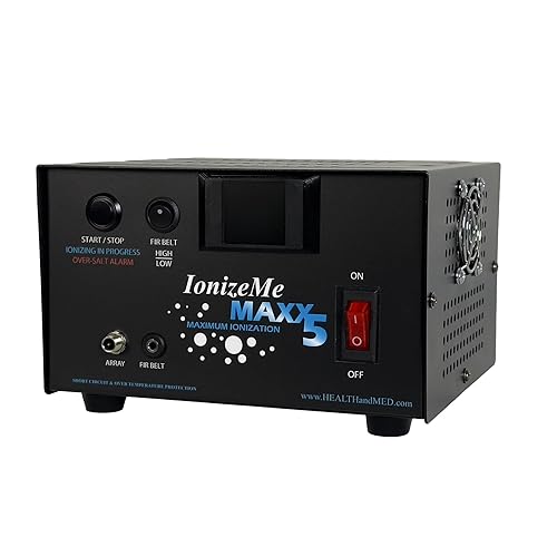 Miniatura 6 de HEALTHandMED IonizeMe Maxx 5 - La máquina de desintoxicación de baño de pies iónica más potente de 5 amperios/20 voltios | Garantía de 5 años |