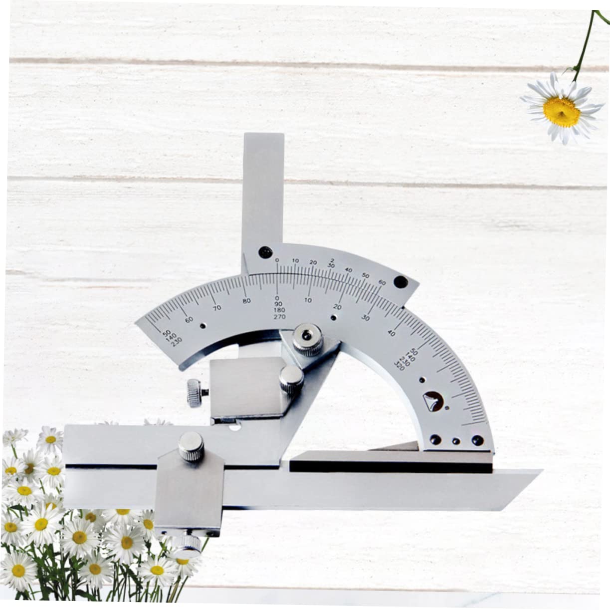Angoily Protracteur Universel 0-320 Degrés Précision Goniomètre Angle Mesure Finder Règle Outil Outil Mesure Du Bois Outil De Mesure ()