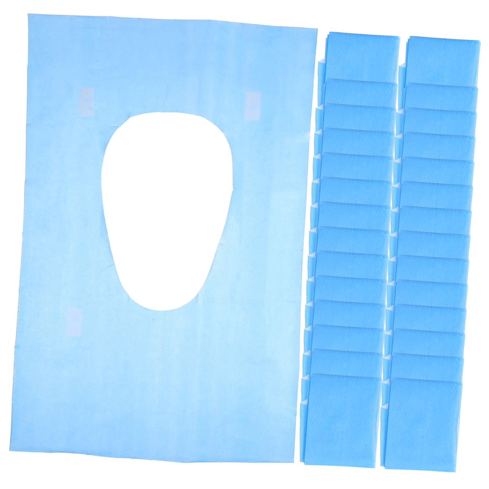 Fundas desechables para inodoro PRETYZOOM de papel, cojín protector para parques de diversiones
