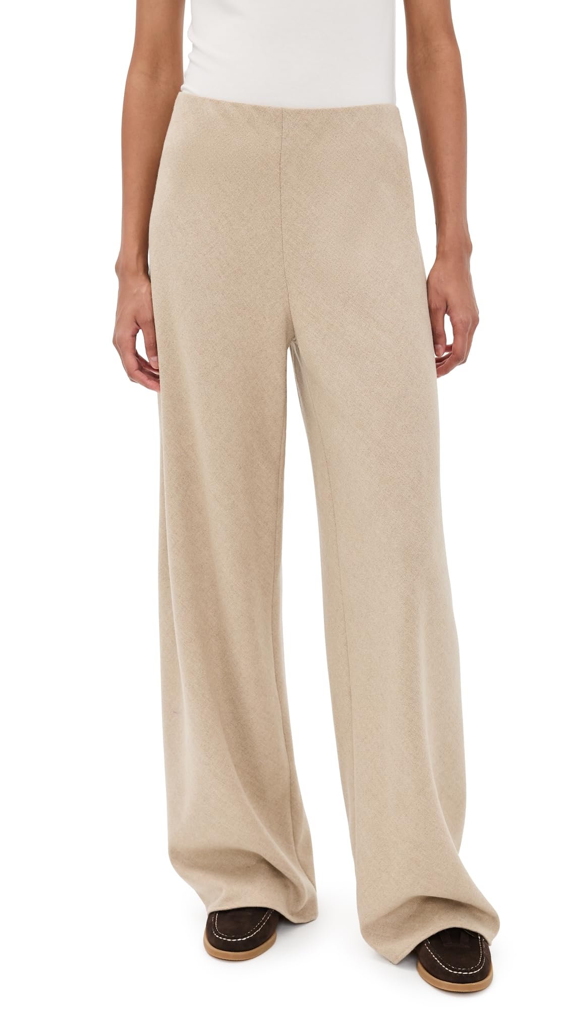 Vince Womens High Waist Wool Blend Bias Pants