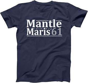 Mantle Maris 61 Vintage Shirt New York Baseball Tee Retro Home Run Duo Fan Shirt Classic 60s Sports Graphic T-Shirt