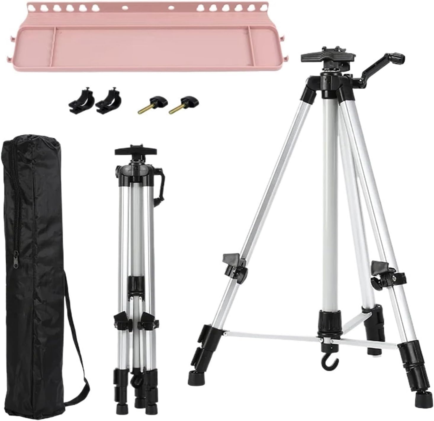 Chevalet portable réglable pliable pour ne plus peindre sans confort