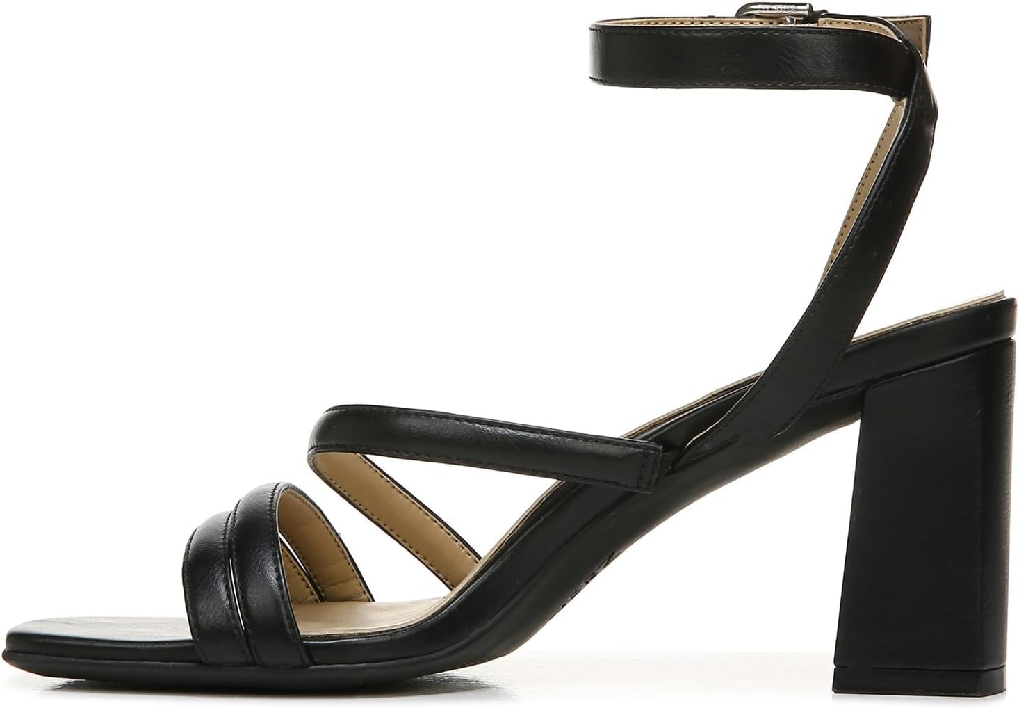 Naturalizer Women's Rizzo Heeled Dress Sandal Black 10 M