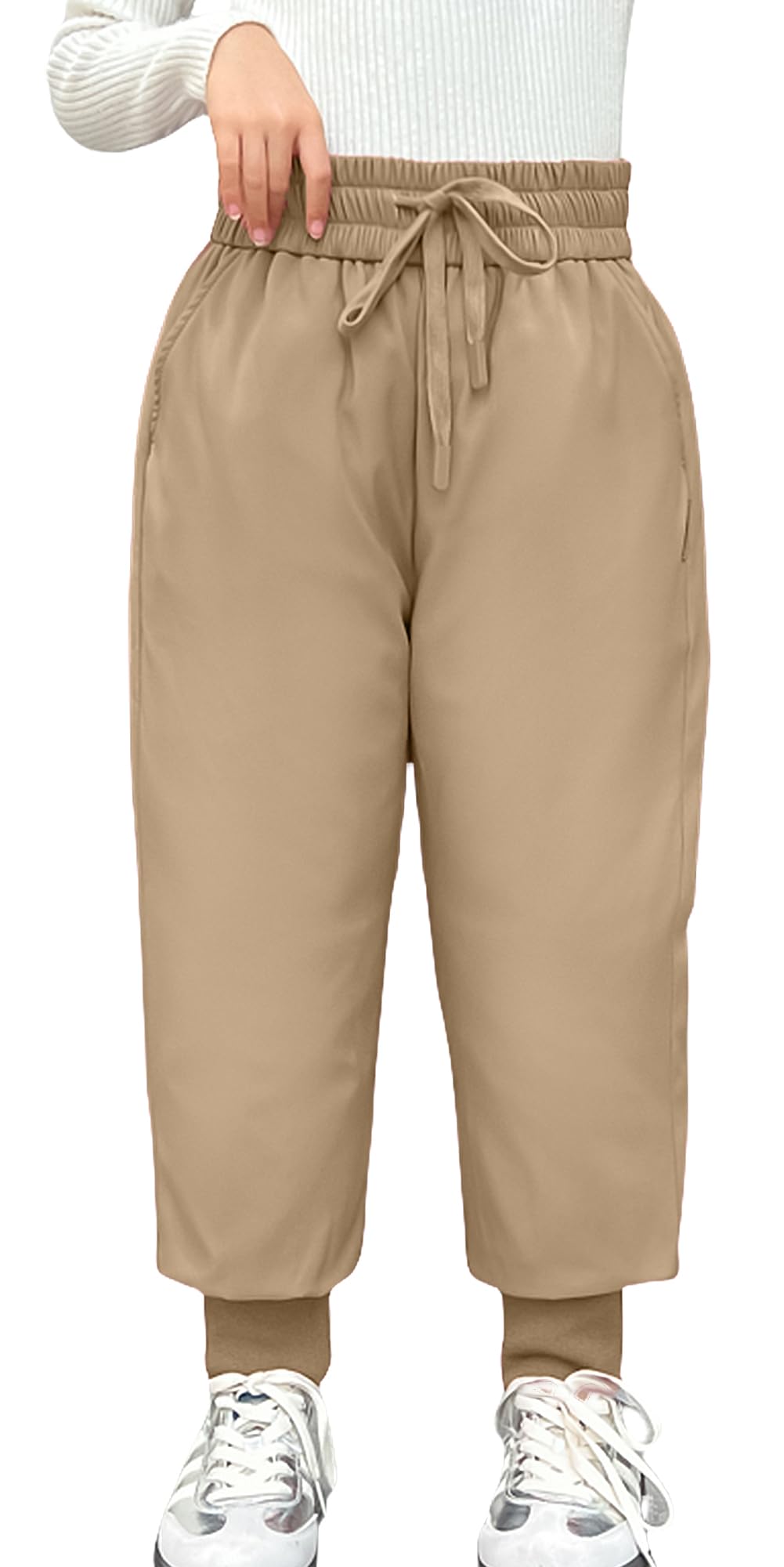 SEAUR Bambini Down Pantaloni Ragazzi Ragazze Inverno Puffer Pants Inverno Caldo Pantaloni Elastico in Vita Caldo Outdoor Pantaloni Spessi