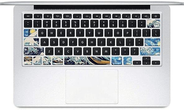 Keyboard Stickers Set English UK Replacement Non Transparent Stickers with Letters for Standard Keyboard Laptop Keyboard