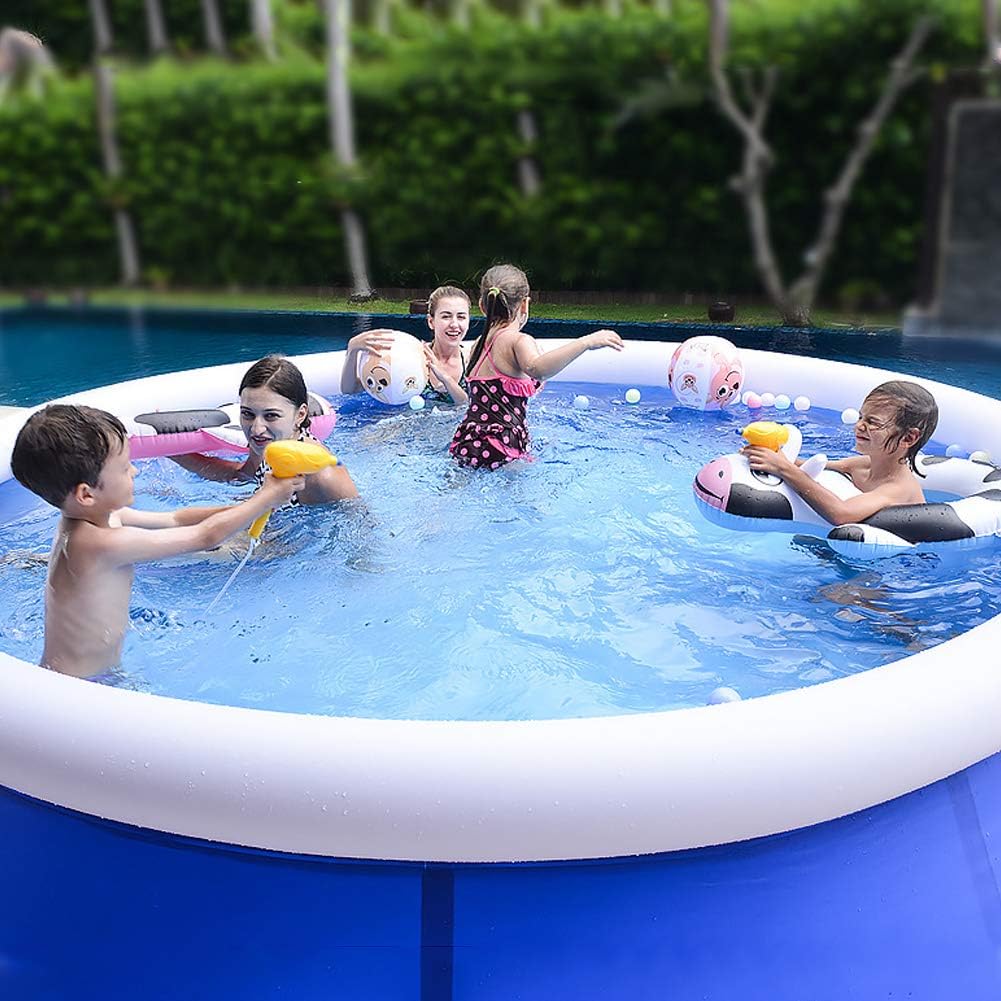 Best Seller Inflatable Swimming Pool Above Groud, Outdoor Backyard Garden Easy Set Blow Up Pools for Kids and Adluts (12ft x 30in) Crazy Clearance Inflatable Swimming Pool Above Groud, Outdoor Backyard Garden Easy Set Blow Up Pools for Kids and Adluts (12ft x 30in)