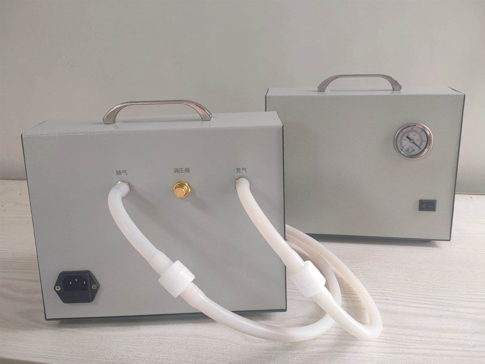 Schlauchpumpe, Ölfreie Vakuumpumpe Membran Über- und Unterdruck XZ-2 (optional) Saugfilter Flasche 1000ml Klein Ölfrei | XZ-2+