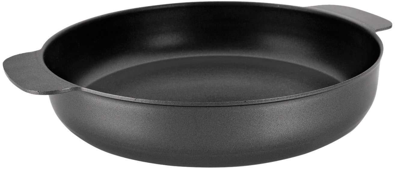 Ibili Black Indubasic Serving Dish, 18 Cm, Aluminium, Non-Stick, Suitable For Induction Hobs