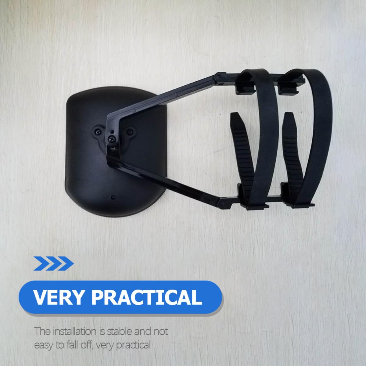 IMIKEYA Extensiones de Espejos Laterales Instalación Estable y Reducción de Vibración, Espejo Ajustable Negro Correas de Goma para Remolcar Vehículos y Remolques de Coche