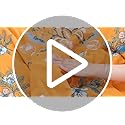Boho Large Throw Blanket, 100% Organic Cotton Breathable Soft Bed Throw - Floral Bird Farmhouse Decor Blanket for Sofa Couch Chair Quilt and Gift. (Flower-Art, 80" x 90")