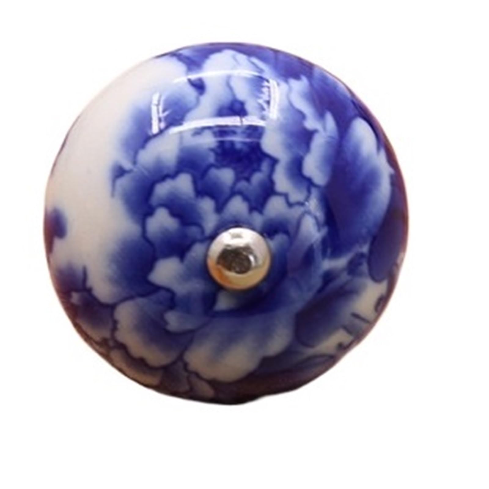 GNYVZXPLQ Ceramic Handle Drawer Knobs, 6 pcs Ceramic Knob Blue and White for Chest of Drawers Cupboard Wardrobe Door(Color 4)