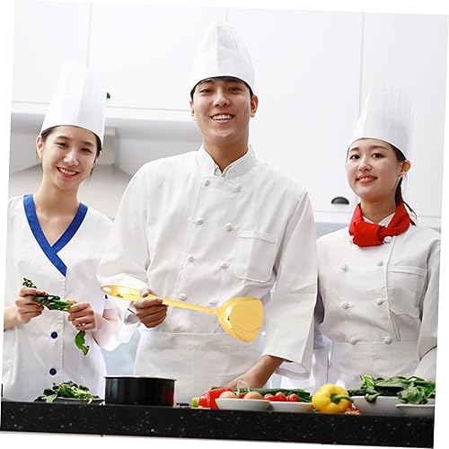 Miniatura 2 de Cabilock 1 Unidades Juego de Cocina Inoxidable Utensilios de Cocina Cuchara Antiadherente Cucharón Sopa Cucharón Cocinar Cuchara Kit de Espátula