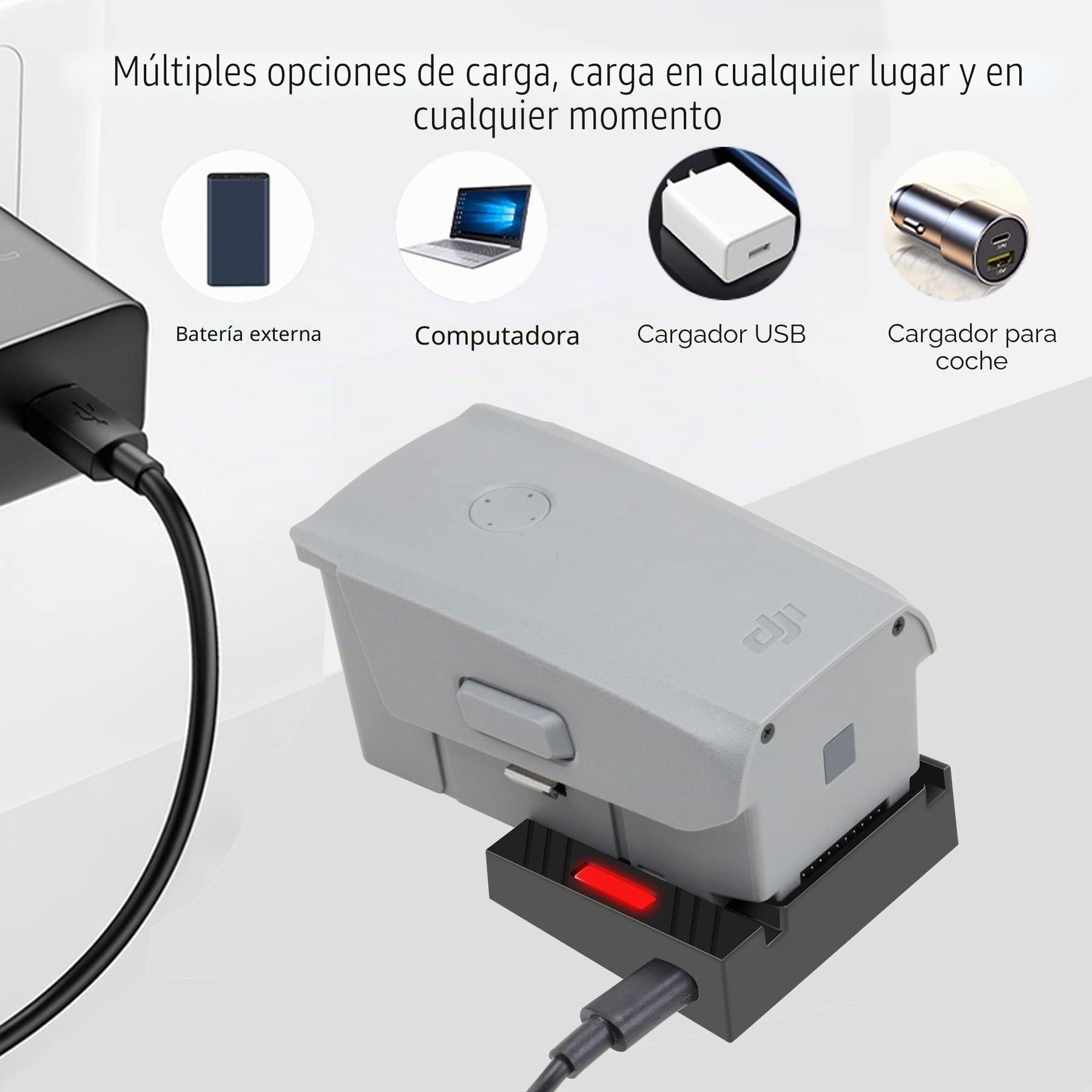 Cargador USB de Batería para DJI Air 2S, Mavic Air 2 Drone