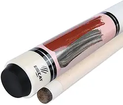 Taco de sinuca Big Cat Timeless Legacy - bordo canadense de grau A, ponta de couro profissional de 12,5 mm, comprimento de 147 cm, taco de bilhar premium para adultos - jogo em casa ou torneio - 540