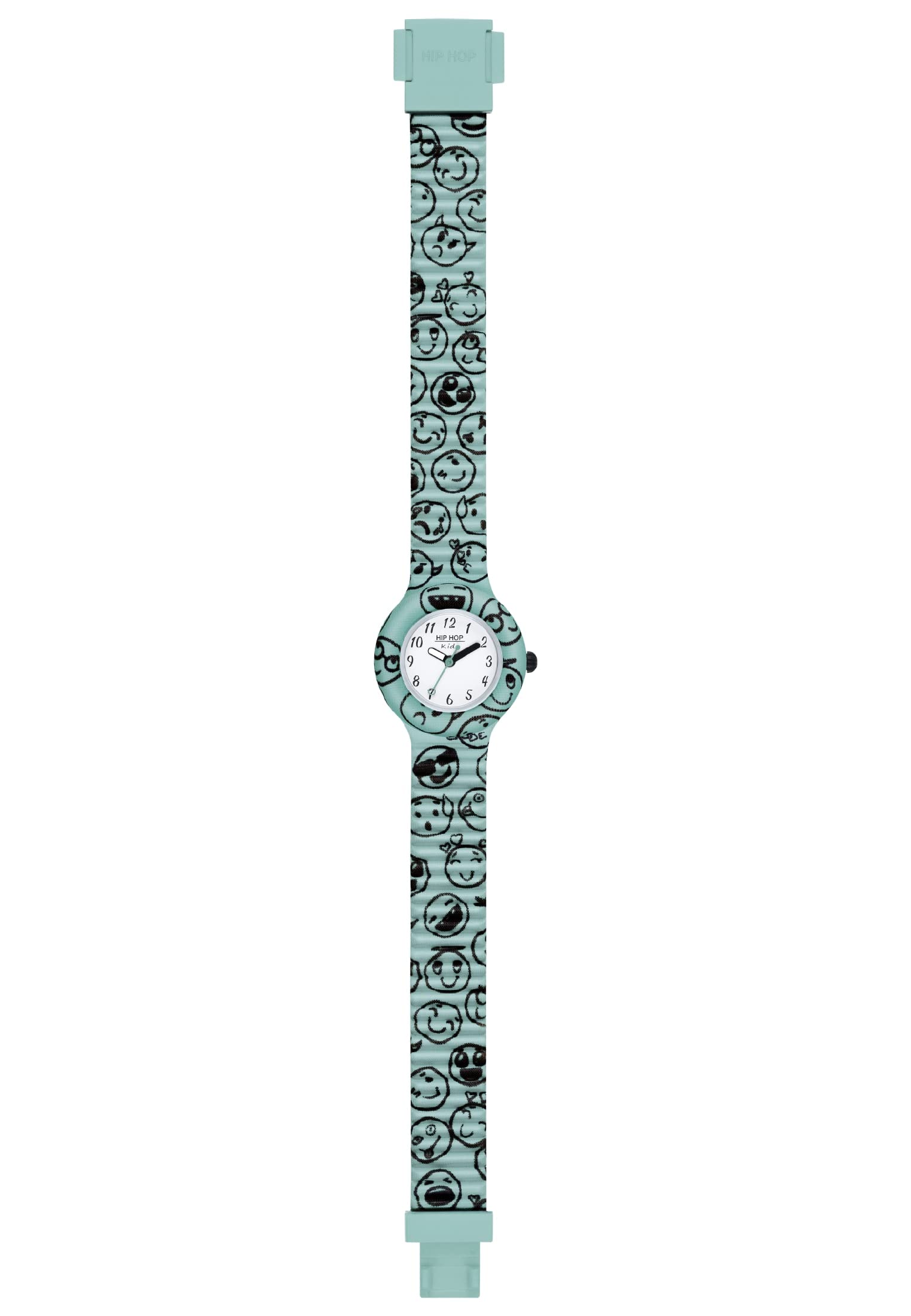 Orologio Hip Hop Kids Fun Per Bambini – Cassa 28 Mm, Cinturino Silicone E Tessuto Intercambiabile Con Macchie Colorate, Quadrante Facile Da Leggere, Movimento Al Quarzo