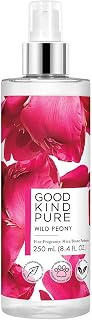 Wild Peony Body Mist Spray - Vibrant, Floral Fragrance - Notes of Peony & Pink Grapefruit Glimmer - Clean, Vegan, & Long-Lasting Formula - 8.4 Fl Oz