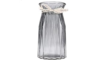 Cylinder Glass Vase: Elegant Floral Container for Weddings, Parties, and Home Decor