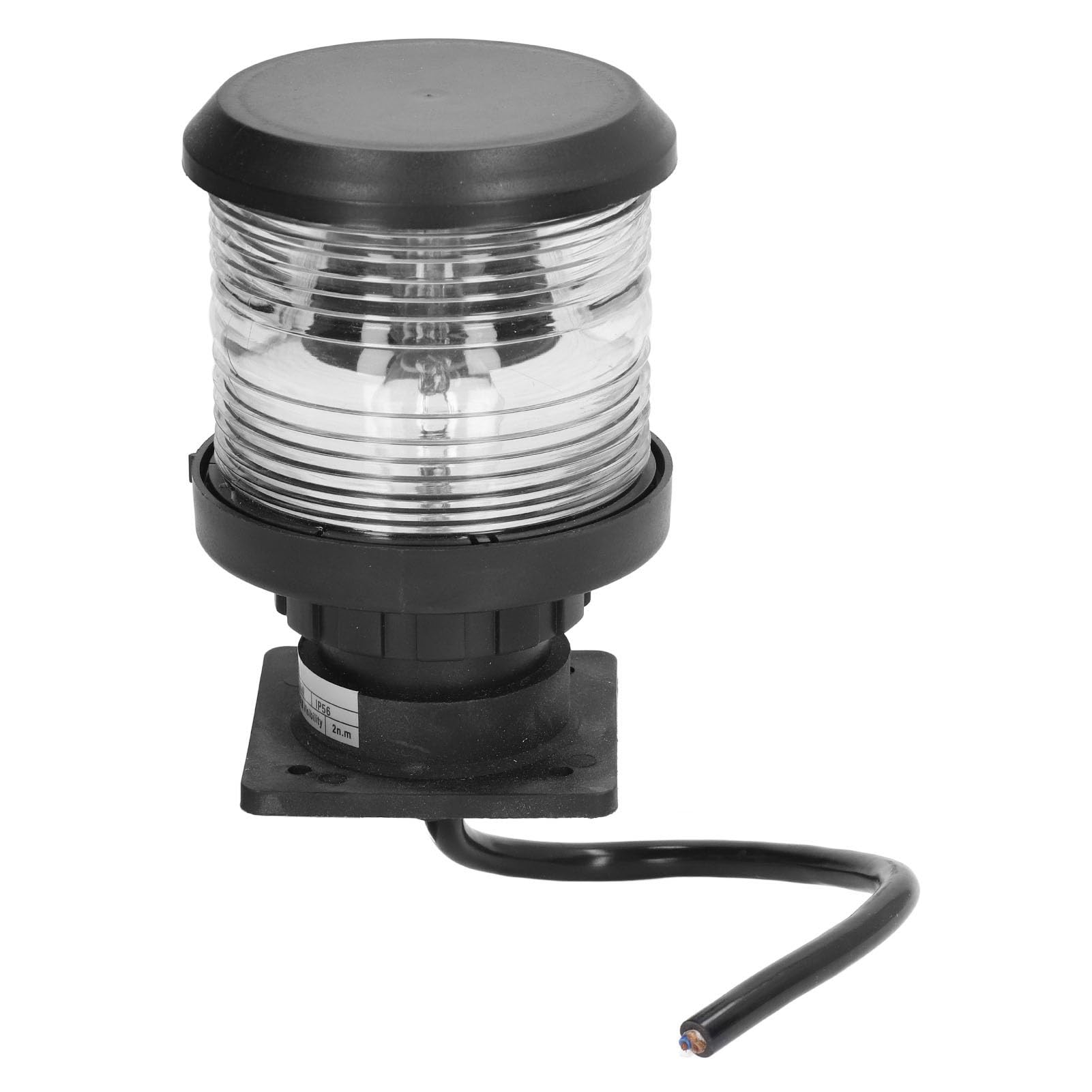 Fafeicy Luce di Ancora a LED, ABS Bianco Luce di Navigazione LED 24V 25W