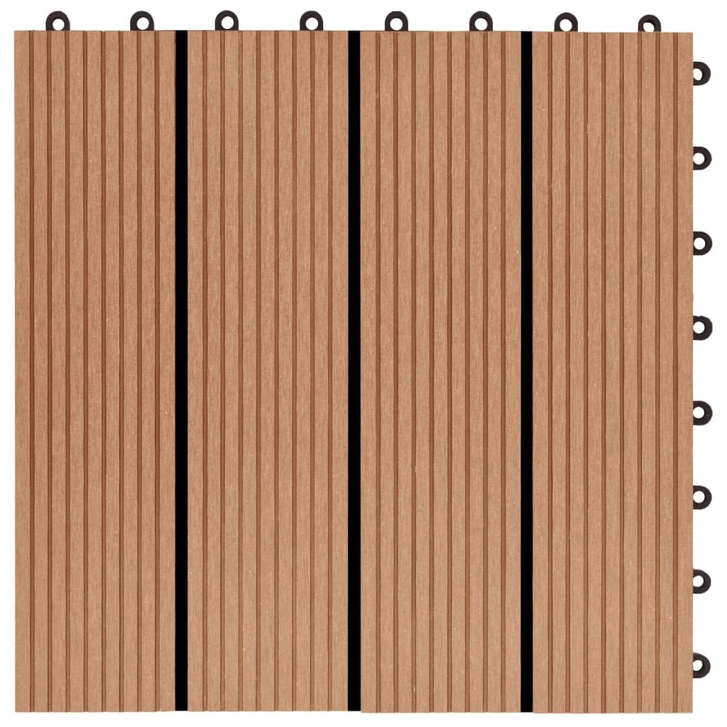 Embouts De Terrasse En Plastique Marron - Lot De 10 - Pour Finir Proprement Vos Lames De Terrasse (15 X 2,5 Cm) - 10