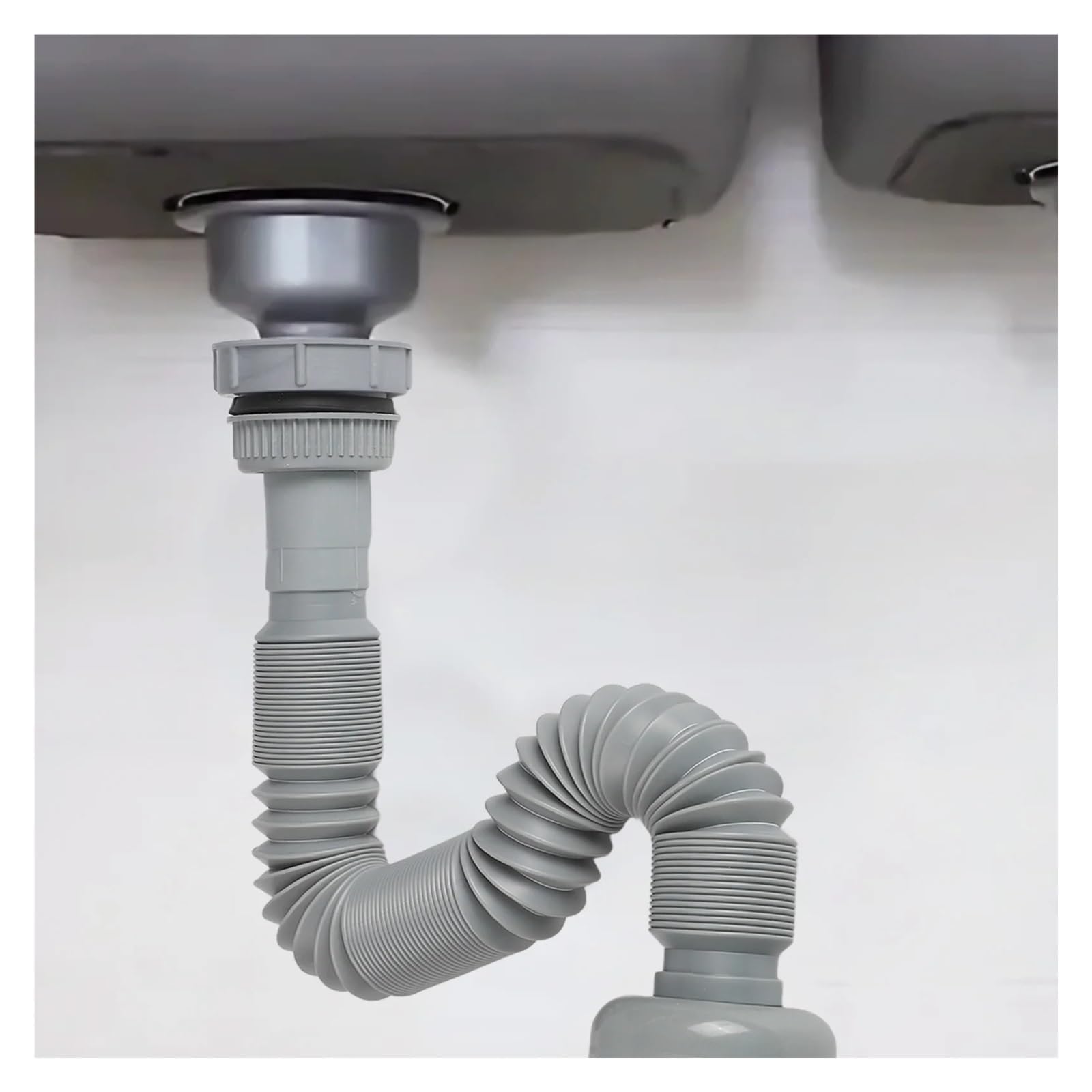 BNGDFDGH Kitchen Sink Drain Pipe Expandable Connecting Hose Basin Drainage for 32/45/56mm Interface
