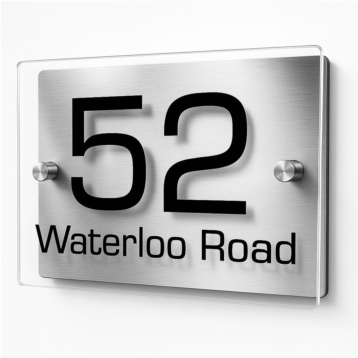 House Numbers Plaques Door Number Plaques For Wall Personalised House Signs Door Name For Outside Modern Front Door Numbers — image 1