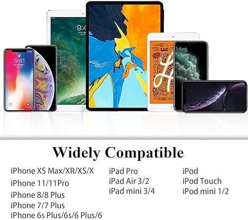 Miniatura 7 de Certificado Apple MFi Paquete de 2 divisores de iPhone Dual Lightning y adaptador Lightning para iPhone 4 en 1 Audio+Carga+Llamada+Control de