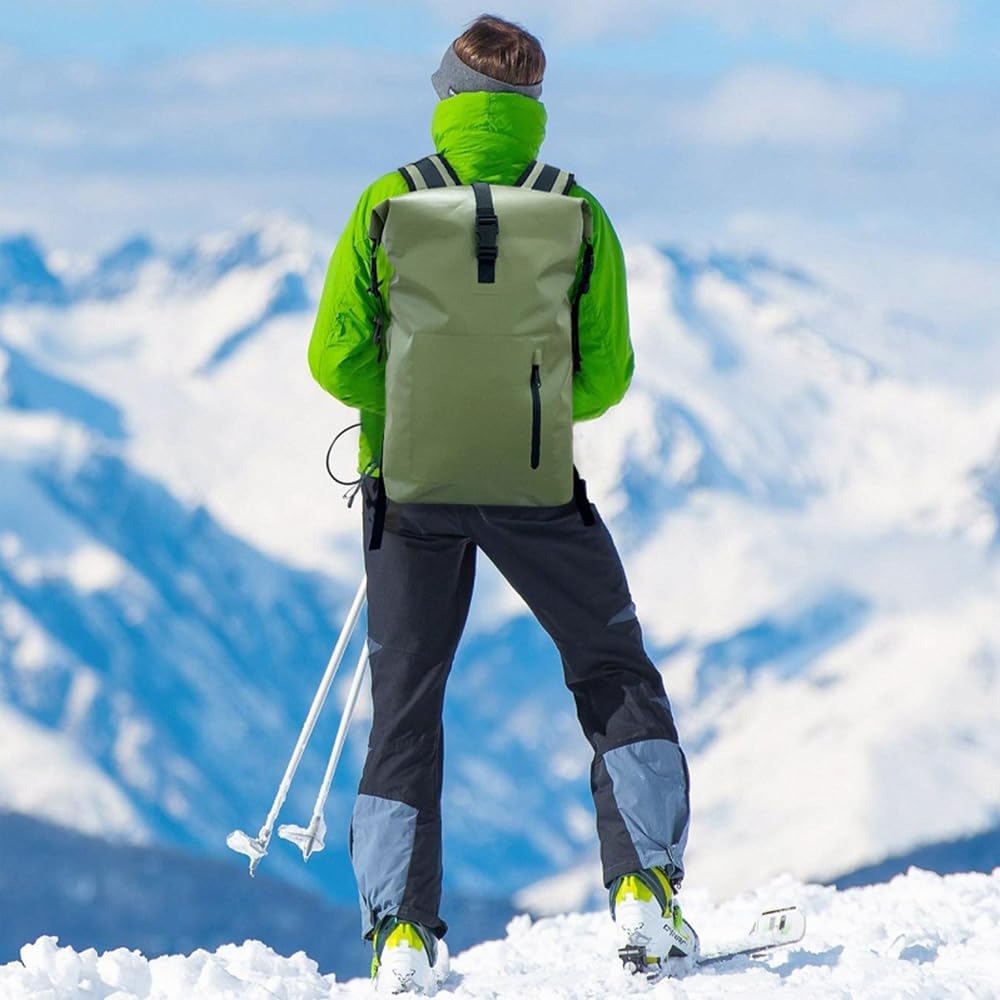 Romneys Rucksack H2Overpack - Robuster und wasserdichter Outdoor-Rucksack aus LKW-Plane | Ideal zum Wandern | 25 l Fassungsvermögen